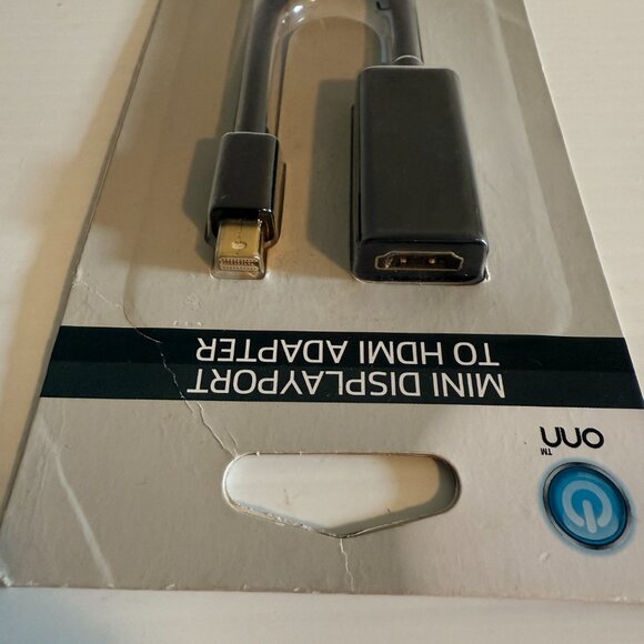 ONN Mini DisplayPort to HDMI Adapter   Connects Mini DisplayPort Devices to a TV - Picture 5 of 6